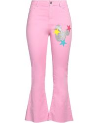 Z.O.E. ZONE OF EMBROIDERED - Pants Cotton, Elastane - Lyst