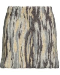 Roberto Collina - Mini Skirt Mohair Wool, Nylon, Wool - Lyst
