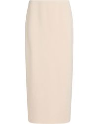 MEIMEIJ - Midi Skirt Rayon, Polyester, Elastane - Lyst