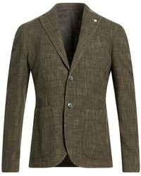 L.B.M. 1911 - Khaki Blazer Cotton, Silk - Lyst