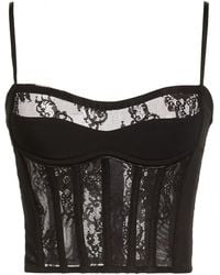 Pinko - Top Nylon, Cotton, Polyester, Elastane - Lyst