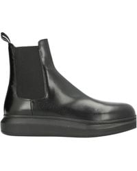 McQueen - Ankle Boots Soft Leather - Lyst