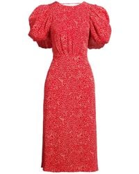 ROTATE BIRGER CHRISTENSEN - Vestido Midi - Lyst