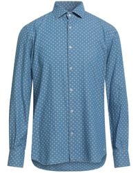 Brooksfield - Denim Shirt Cotton - Lyst