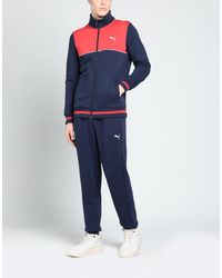 blue puma tracksuit