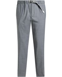 White Sand - Pants Wool, Polyester, Elastane - Lyst