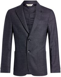Paoloni - Slate Blazer Virgin Wool, Elastane - Lyst