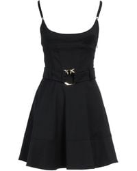 Pinko - Mini Dress Wool, Polyester, Viscose, Elastane - Lyst