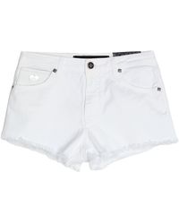 John Richmond Denim Shorts - White
