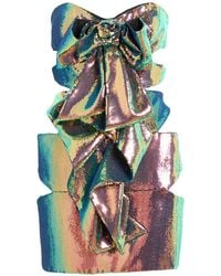 Alexandre Vauthier - Mini Dress Polyester - Lyst