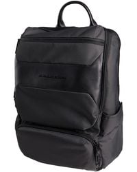 Piquadro - Backpack Textile Fibers, Leather - Lyst