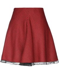 RED Valentino Falda corta - Rojo