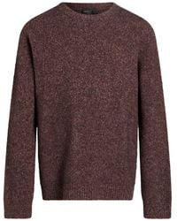 Roberto Collina - Burgundy Sweater Cotton, Polyamide, Baby Alpaca Wool, Wool - Lyst