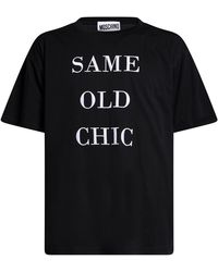Moschino - T-Shirt Cotton - Lyst
