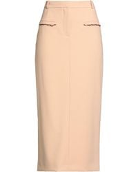 HUGO - X Les Benjamins Camel Midi Skirt Polyester, Viscose, Elastane - Lyst