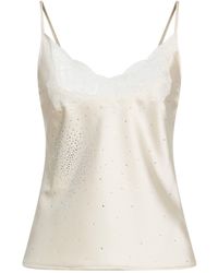 GIUSEPPE DI MORABITO - Top Polyester, Elastane - Lyst