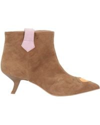 Islo Isabella Lorusso - Khaki Ankle Boots Leather - Lyst
