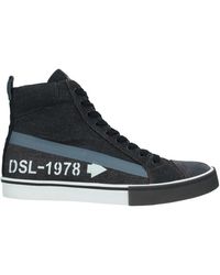 diesel high top trainers mens