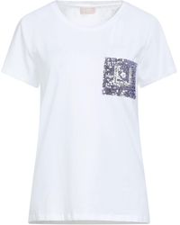 Liu Jo - T-Shirt Cotton, Elastane - Lyst