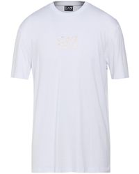 Emporio Armani - T-Shirt Viscose, Polyamide, Elastane - Lyst