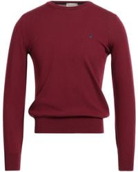 Brooksfield - Burgundy Sweater Virgin Wool - Lyst