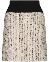 McQueen - Mini Skirt Wool, Cotton, Polyester, Polyamide, Metallic Fiber - Lyst