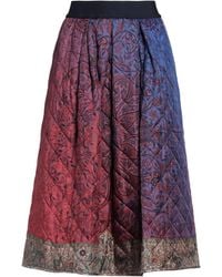Pierre Louis Mascia - Midi Skirt Polyester, Silk - Lyst
