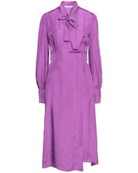 Caractere Midi Dress - Purple