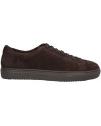 Doucal's - Dark Sneakers Leather - Lyst