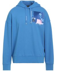 ARMANI EXCHANGE - Azure Sweatshirt Cotton, Polyester, Elastane - Lyst