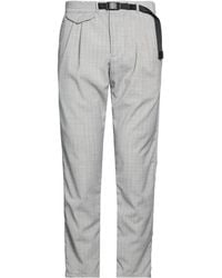 White Sand - Light Pants Polyester, Virgin Wool, Elastane - Lyst