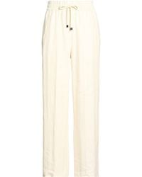 Brian Dales - Ivory Pants Linen, Polyamide - Lyst