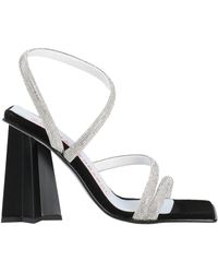 Chiara Ferragni - Textile Embellished Ankle-Strap Sandals - Lyst