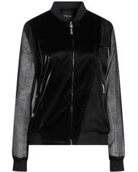 CoSTUME NATIONAL Leather Jacket with Belt Detail in Black | Lyst