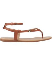 Hogan - Camel Thong Sandal Leather - Lyst