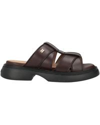 Ganni - Chocolate Sandals Synthetisches Material - Lyst