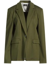 Marella - Military Blazer Viscose, Polyamide, Elastane - Lyst