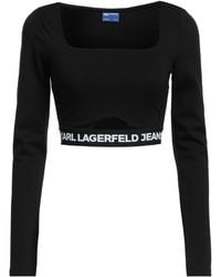 KARL LAGERFELD - Top Viscose, Polyamide, Elastane - Lyst