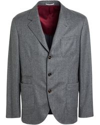 Brunello Cucinelli - Blazer Virgin Wool - Lyst