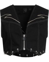 Pinko - Tailored Vest Cotton - Lyst