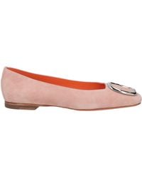 Santoni - Ballet Flats Leather - Lyst