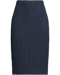 Ines De La Fressange Paris - Midnight Midi Skirt Viscose, Pbt - Lyst
