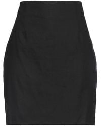 Tonello - Mini Skirt Linen, Viscose, Cotton, Elastane - Lyst