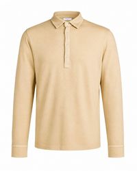 Boglioli - Sand Polo Shirt Cotton, Cashmere - Lyst