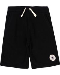 black converse with shorts