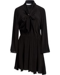 SIMONA CORSELLINI - Mini Dress Acetate, Silk - Lyst