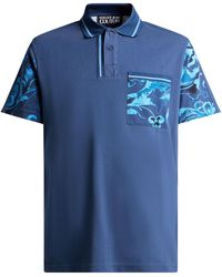 Versace Jeans Couture - Midnight Polo Shirt Cotton - Lyst