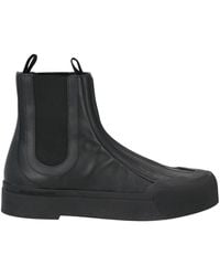 Emporio Armani - Ankle Boots Leather - Lyst