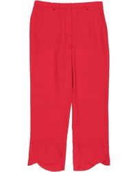 Pantalon Slowear en coloris Neutre élégants et chinos Pantalons capri et pantacourts Femme Vêtements Pantalons décontractés 