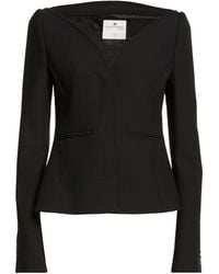 Courreges - Jacket Viscose, Polyamide, Wool, Elastane - Lyst